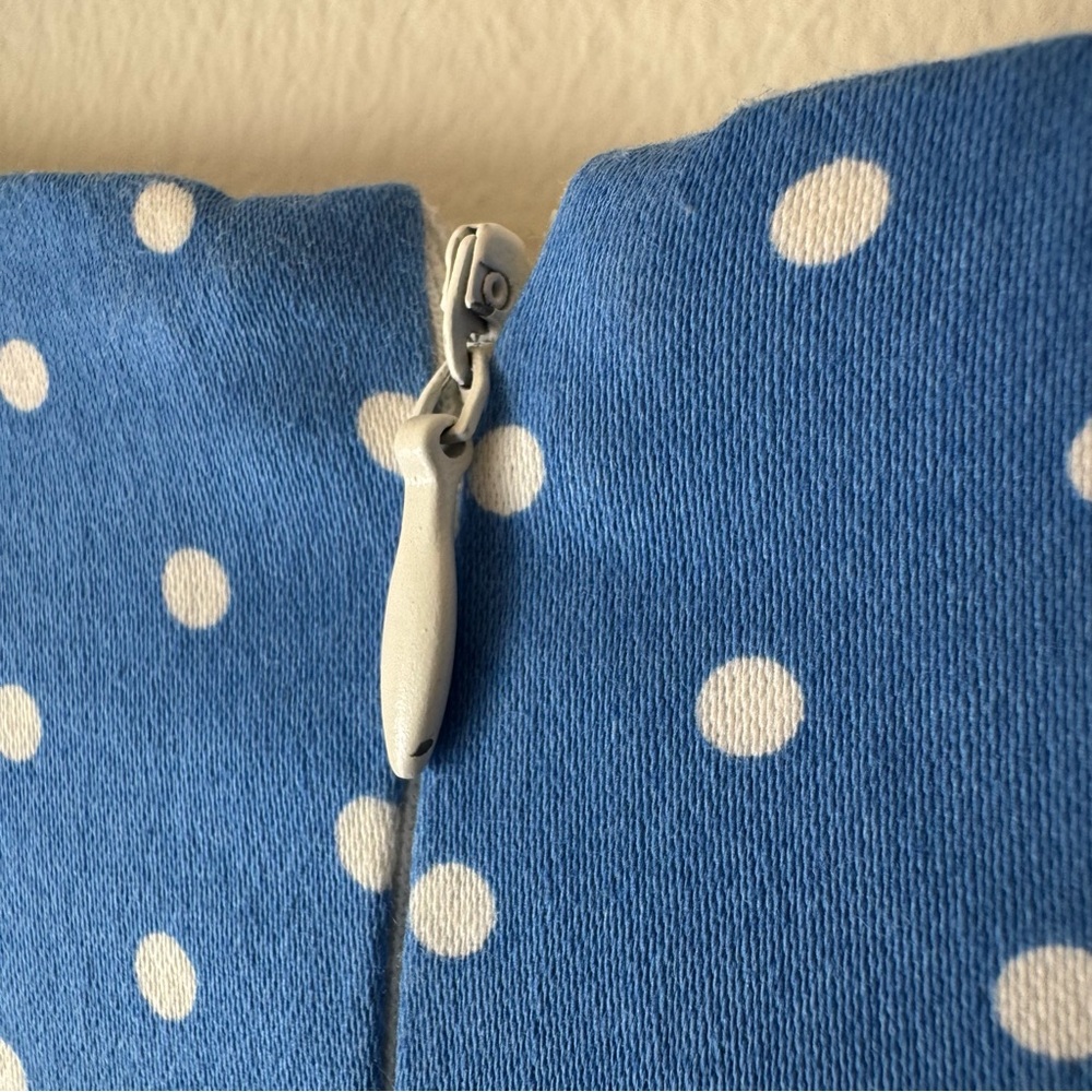 Grace Karin Blue Polka Dot Dress Circle Skirt Wedding Guest Office  Date #0007 - Picture 9 of 15